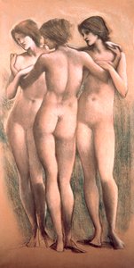 Les Trois Grâces, vers 1885